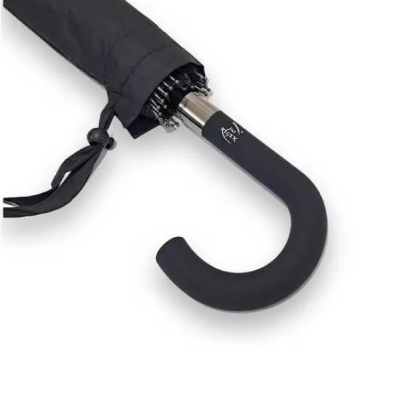 Чорна парасоля-тростина, діаметр 115 СМ, карбон FREI-REGEN, 1507-1 (24 спиці)