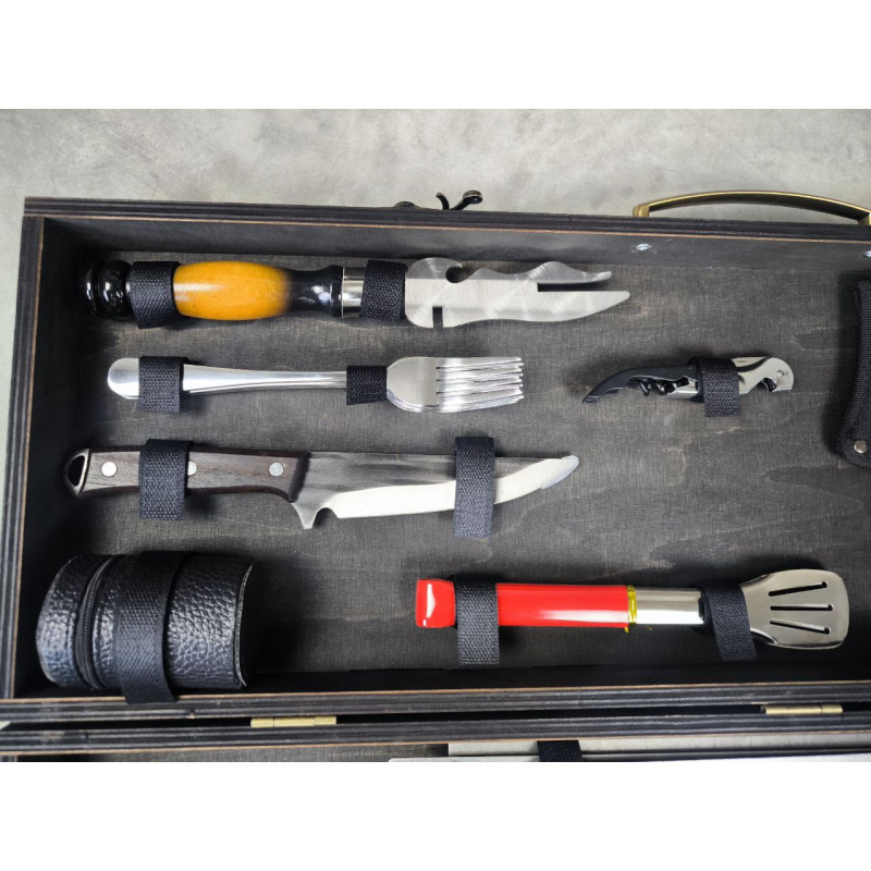 Набір для мангалу Moltis MT-10543 — Ідеальний подарунок близькій людині. Якісний комплект для барбекю та пікніка