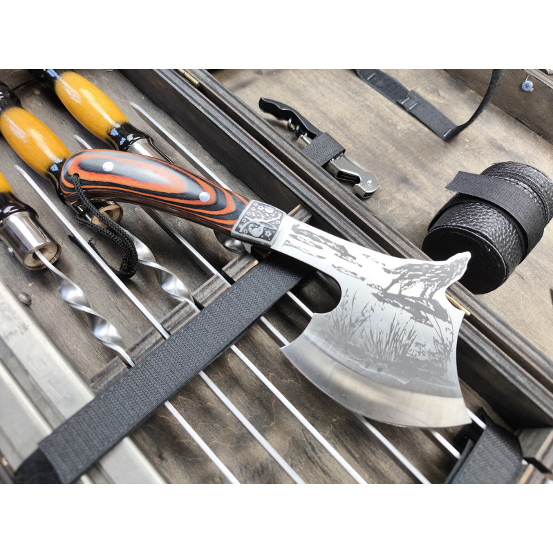 Подарунковий набір для мангалу Moltis MT-10542: для чоловіка, друга, шефа