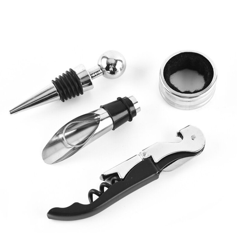 Винний набір UNI з 4 предметів, подарунковий набір для вина в подарунковому кейсі LUX