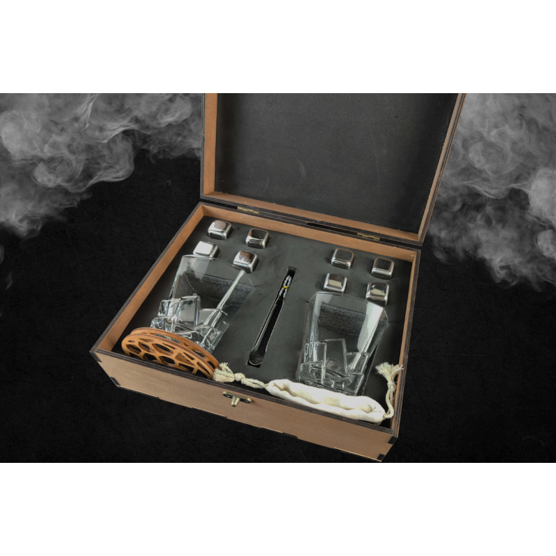 Подарункові набори Moltis Relax Whisky Stones, Saxum 8 шт каменів (MR-1015)