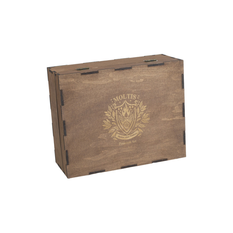 Подарункові набори Moltis Relax Whisky Stones для чоловіків, Quadro 8 шт каменів (MR-1002)