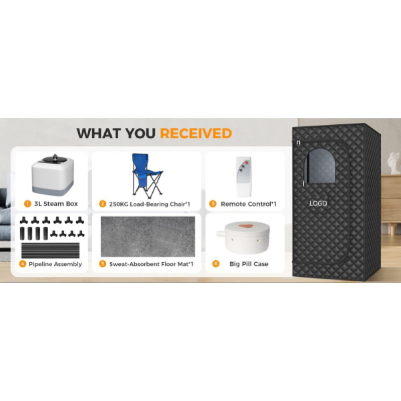 Каркасна парова сауна Moltis Relax для дому MRAT-10184