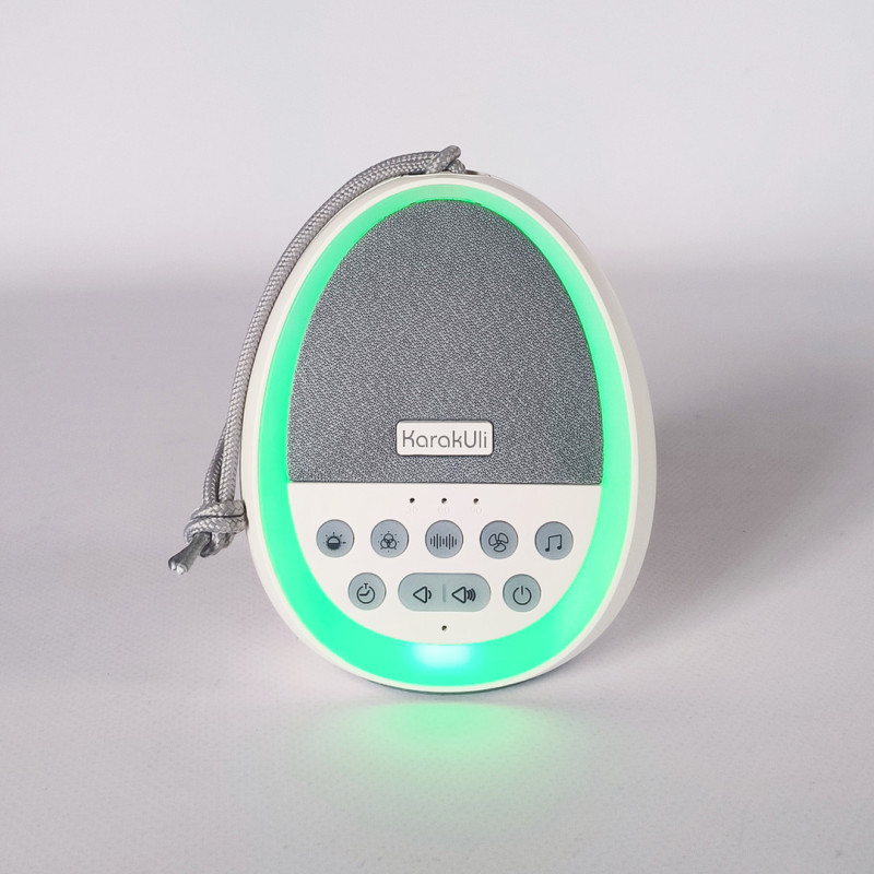 Акумуляторна колонка білого шуму KarakUli white noise sleep machine (Нічник)  10151