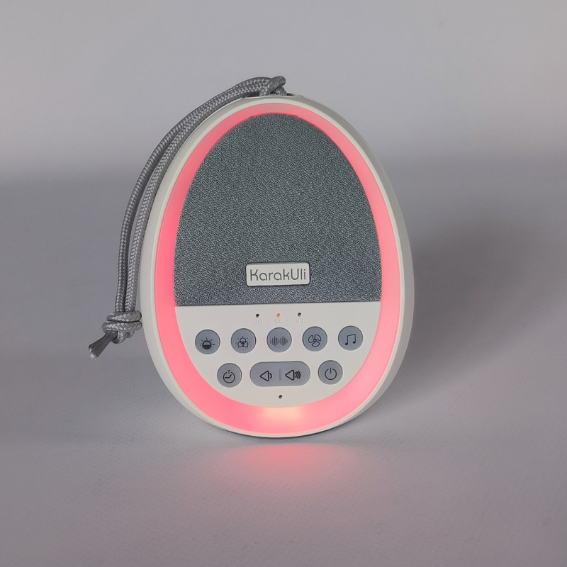 Акумуляторна колонка білого шуму KarakUli white noise sleep machine (Нічник)  10151