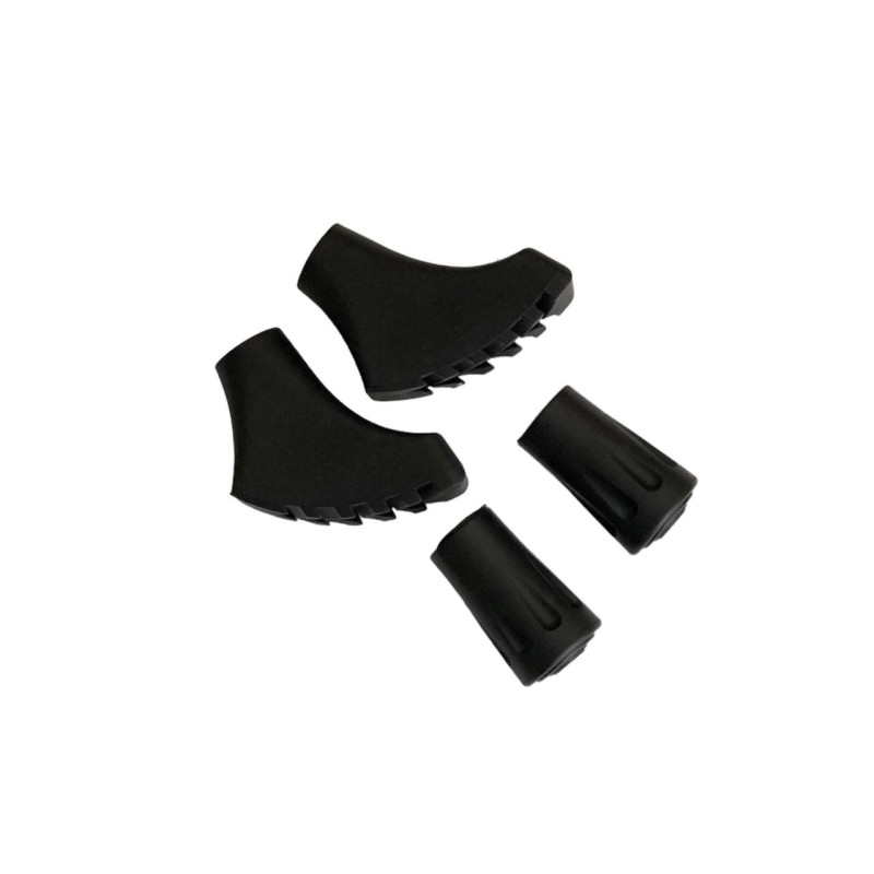 Трекінгові палиці Moltis Relax 140 Antishock чорні: для скандинавської ходьби, з амортизацією