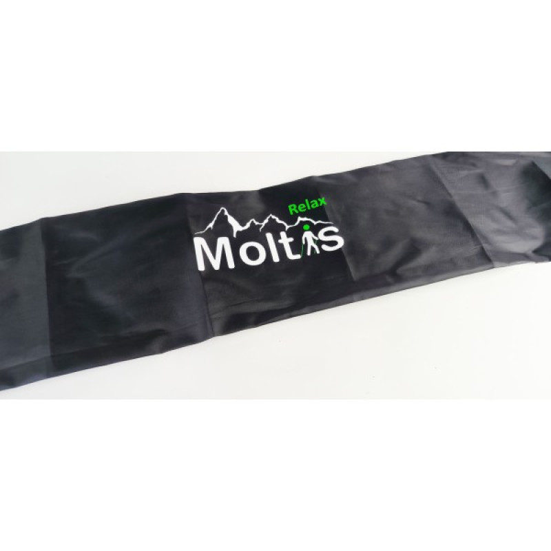 Сумка - чохол Moltis для зберігання трекінгових палиць в чорному кольорі, на затяжках з ручкаю для транспортування
