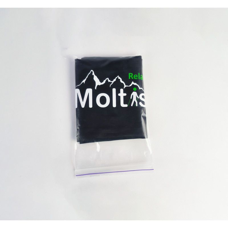 Сумка - чохол Moltis для зберігання трекінгових палиць в чорному кольорі, на затяжках з ручкаю для транспортування