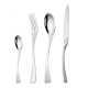 Набір столових приборів Moltis подарунковий 4 предмети, Сталь, Срібні