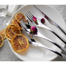 Набір столових приборів Moltis подарунковий 4 предмети, Сталь, Срібні