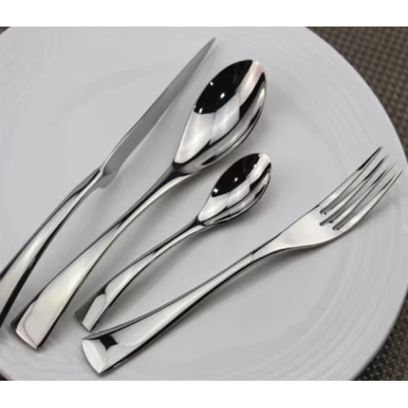 Набір столових приборів Moltis подарунковий 4 предмети, Сталь, Срібні