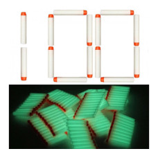 Набір блискучих патронів для бластерів Hasbro Nerf 100 шт. (DT-2586)