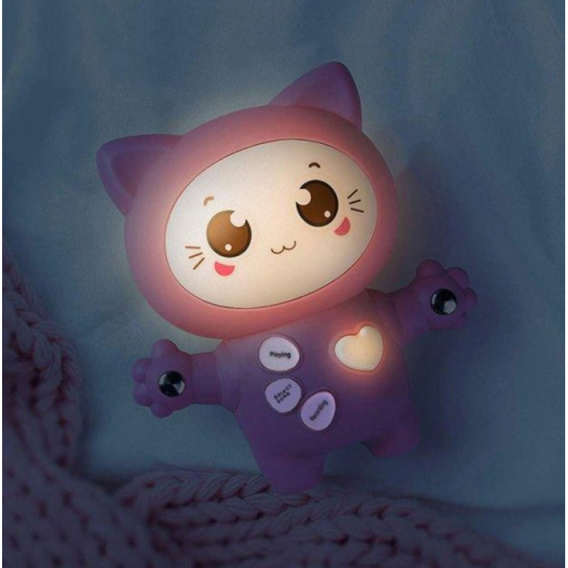 Інтеракивна музична іграшка Кошеня Link link Cat Karakuli Baby, Smart Baby (709E pink)