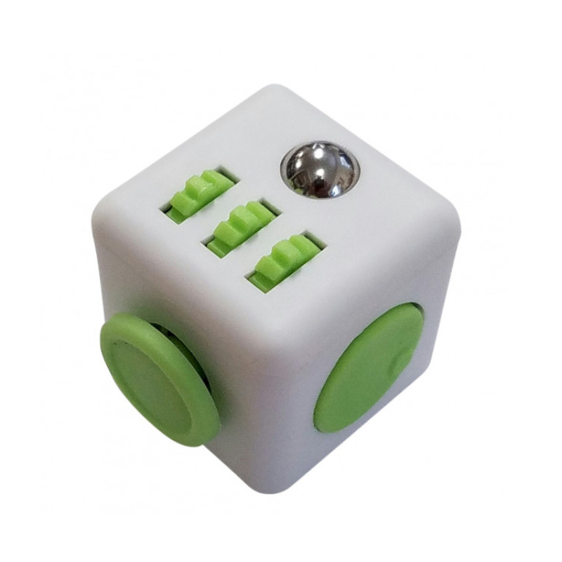 Іграшка Антистрес Moltis Fidget Cube White-Green
