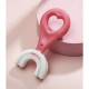 Дитяча зубна щітка м'яка U-подібна (2-6, 6-12 років) Pink\Heart