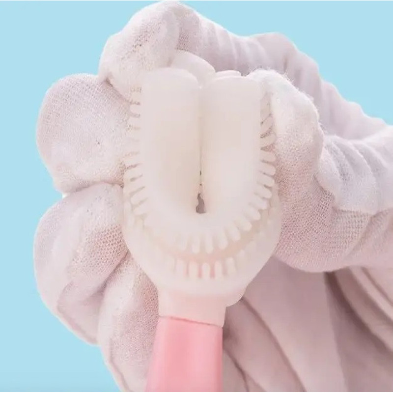 Дитяча силіконова зубна щітка Soft 360 для дітей віком від 6 до 12 років