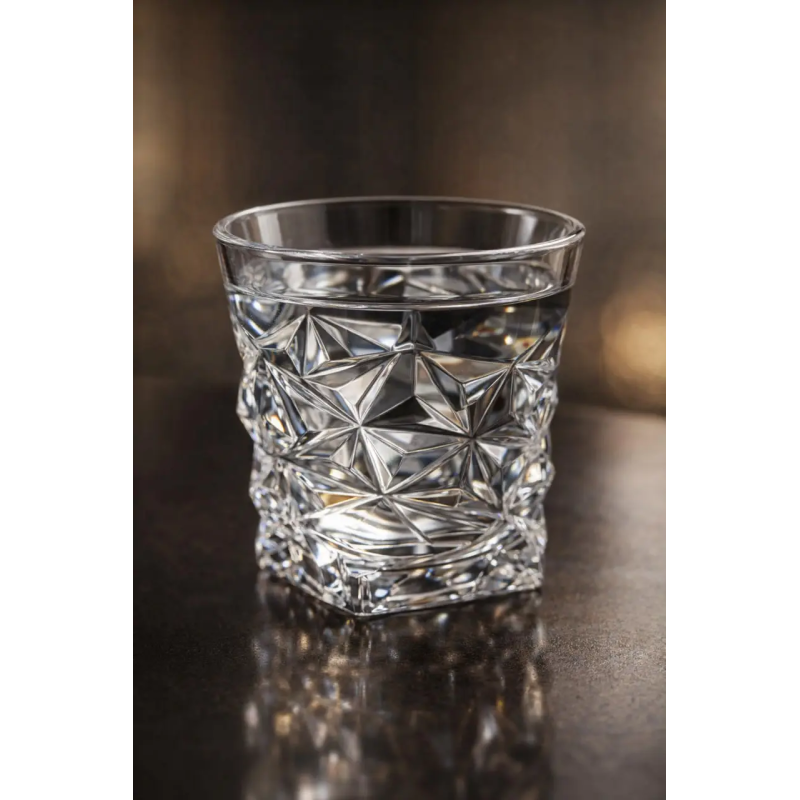 Подарунковий набір для віскі Moltis: 2 келихи Rocks + 8 охолоджуючих кубиків (MR-1017)