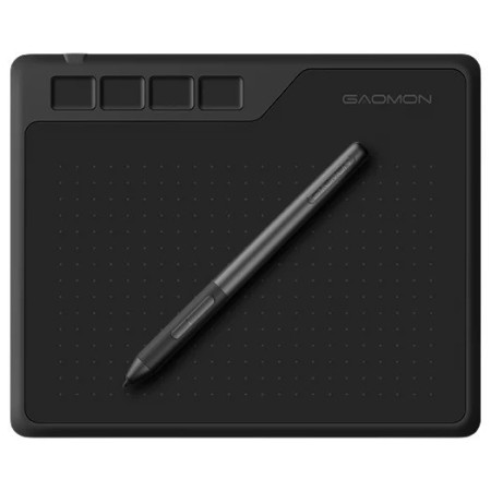 Графический планшет 5080 LPI с пером для фотошопа, рисования Gaomon S620 Original, для цифровой подписи